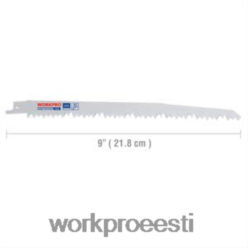 WORKPRO 5 tk 9-tollise puidu pügamise edasi-tagasi saelehe komplekt abivalmis 68XH6P208 tööriist