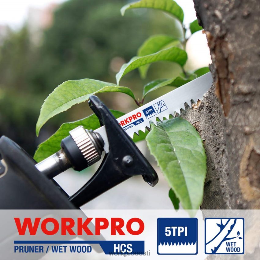 WORKPRO 5 tk 9-tollise puidu pügamise edasi-tagasi saelehe komplekt abivalmis 68XH6P208 tööriist