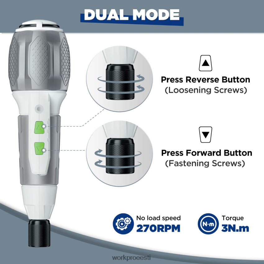 WORKPRO juhtmeta 4v usb laetav liitium-ioonaku kruvikeeraja komplekt roosa/valge 68XH6P236 tööriist