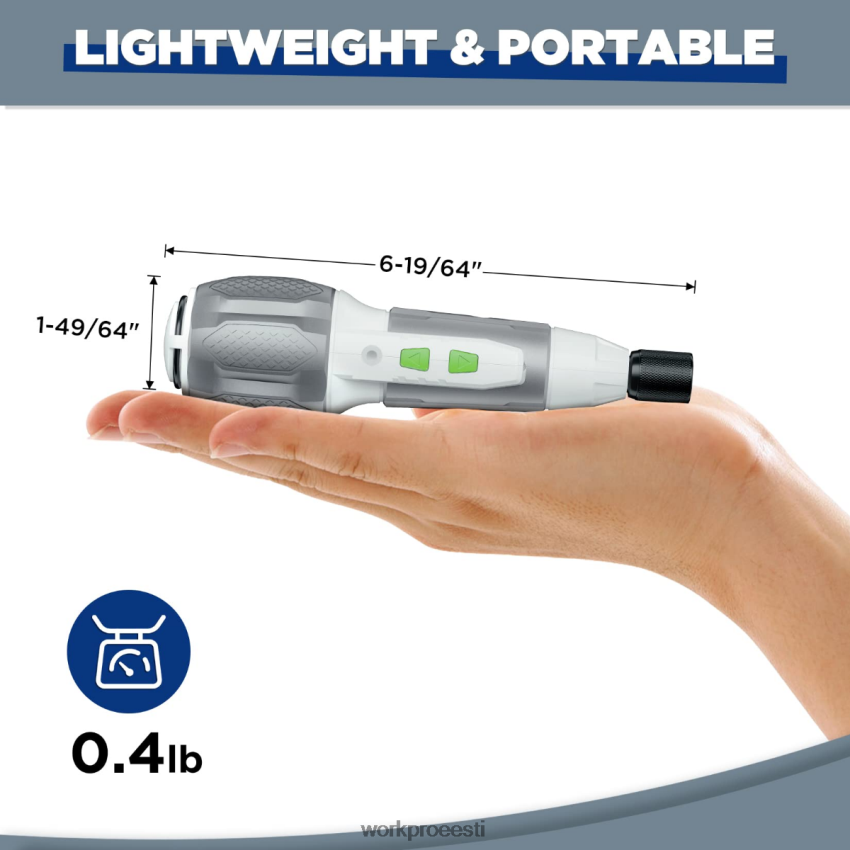 WORKPRO juhtmeta 4v usb laetav liitium-ioonaku kruvikeeraja komplekt roosa/valge 68XH6P236 tööriist