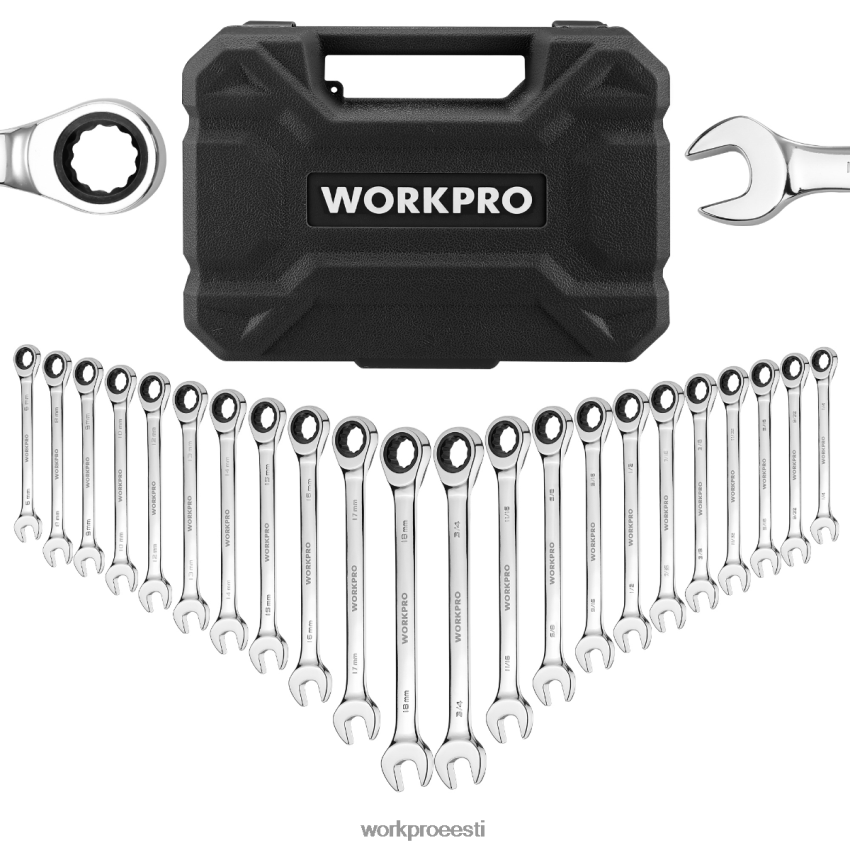 WORKPRO 22-osaline põrk-kombinatsioonivõtmete komplekt morden 68XH6P81 tööriist