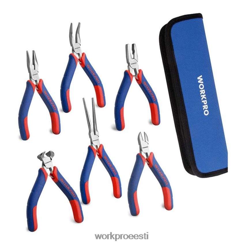 WORKPRO 6 tk minitangide komplekt koos kotiga kasulik 68XH6P64 tööriist