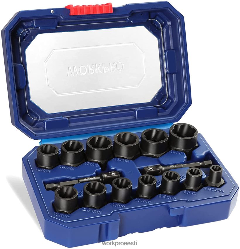 WORKPRO 15 tk löökpoltide ja mutrite eemaldamise komplekt kasulik 68XH6P128 tööriist