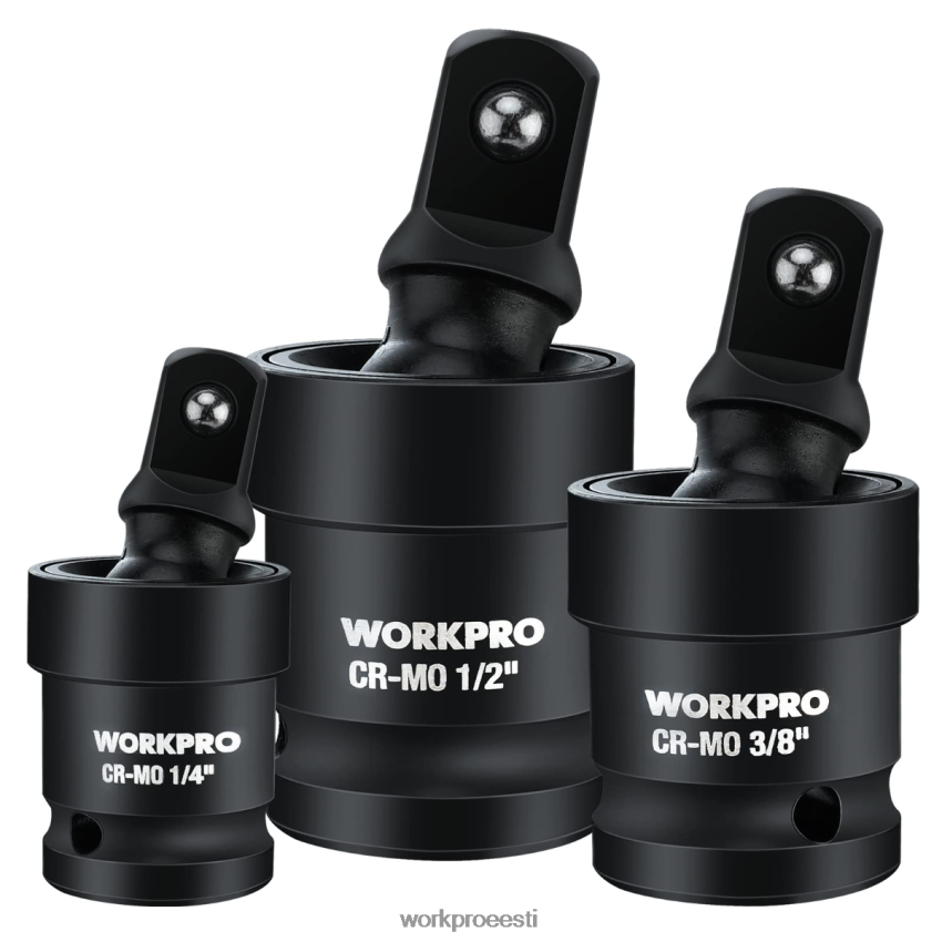 WORKPRO 3-osaline löögiga universaalliigendi komplekt abivalmis 68XH6P148 tööriist