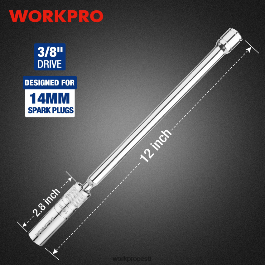 WORKPRO magnetiline pöörlev süüteküünal õhukese seinakontaktiga morden 68XH6P144 tööriist