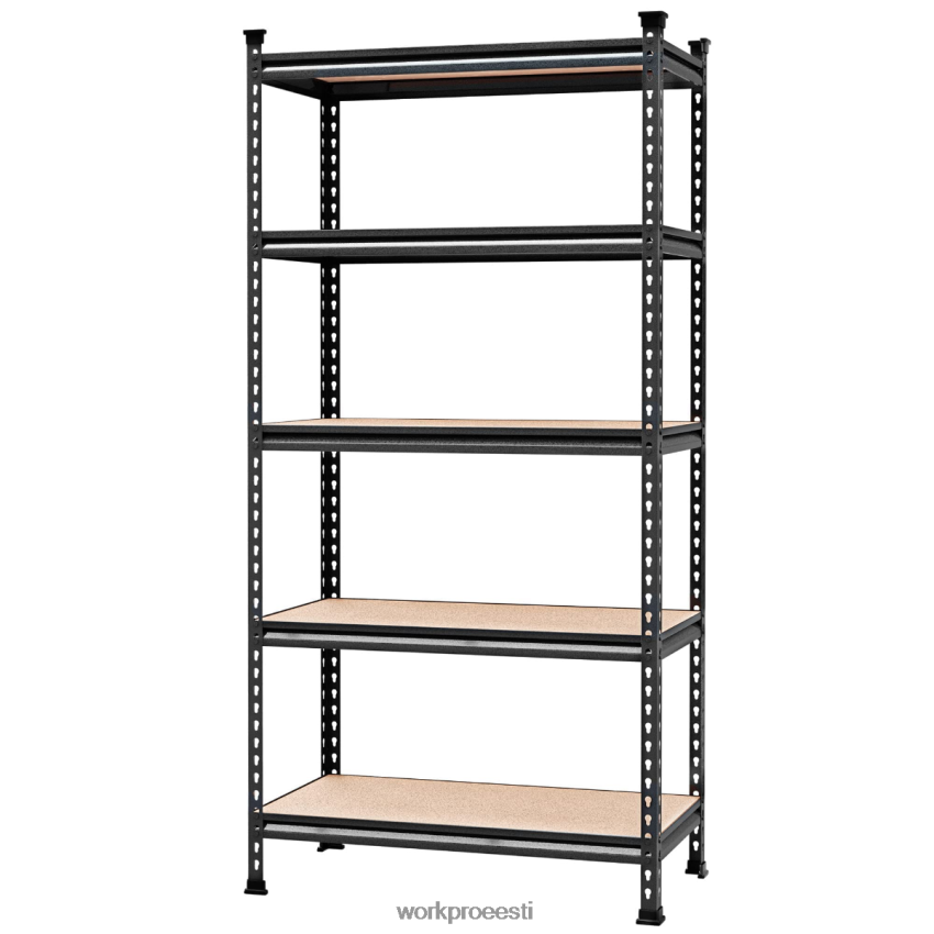 WORKPRO 5-astmeline reguleeritav metallist riiuliga raskeveokite riiuliüksus, kandevõime 4000 naela morden 68XH6P12 ladustamine