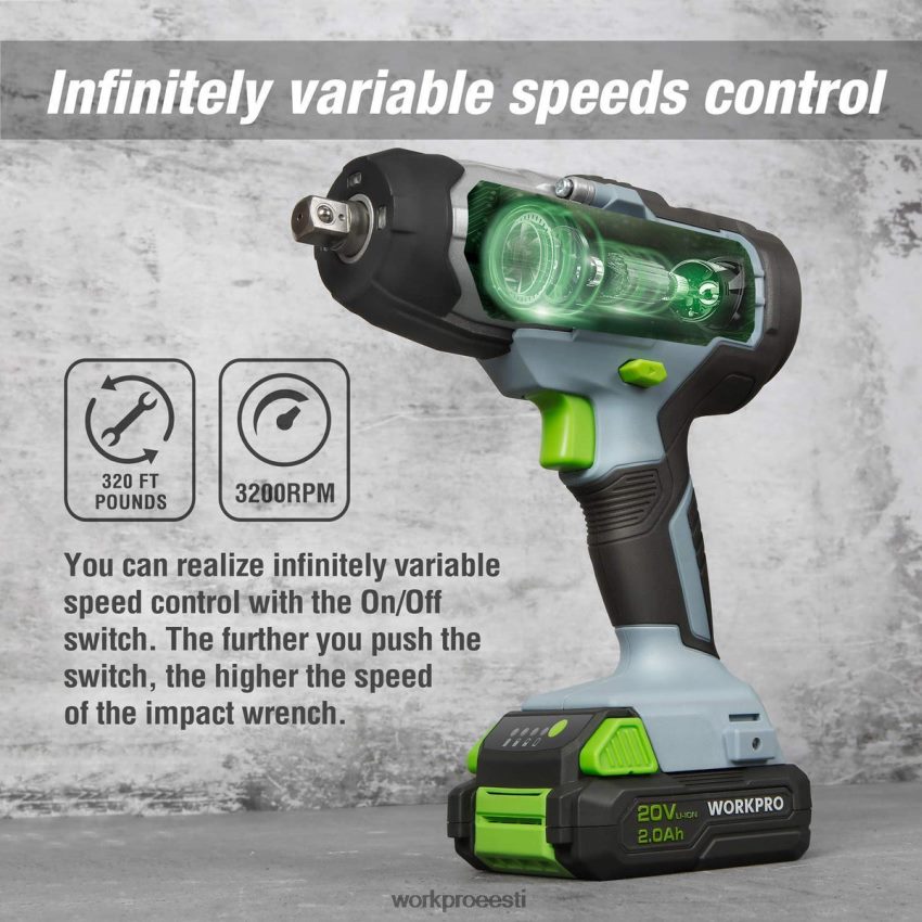WORKPRO 20v aku löökvõti ja 5 tk tangide komplekt ja 16 tk magnetkruvikeeraja komplekt ja 3 tk reguleeritava mutrivõtme komplekt abivalmis 68XH6P319 tööriist