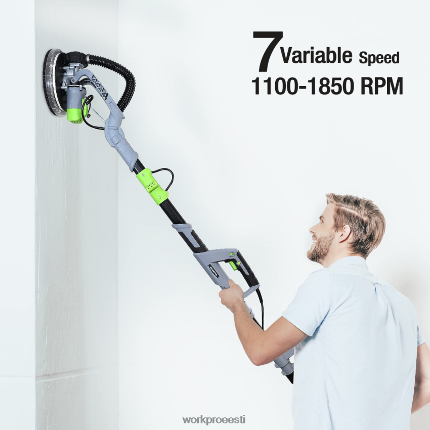 WORKPRO 720w elektriline vaakumiga kipsplaadi lihvmasin morden 68XH6P228 tööriist